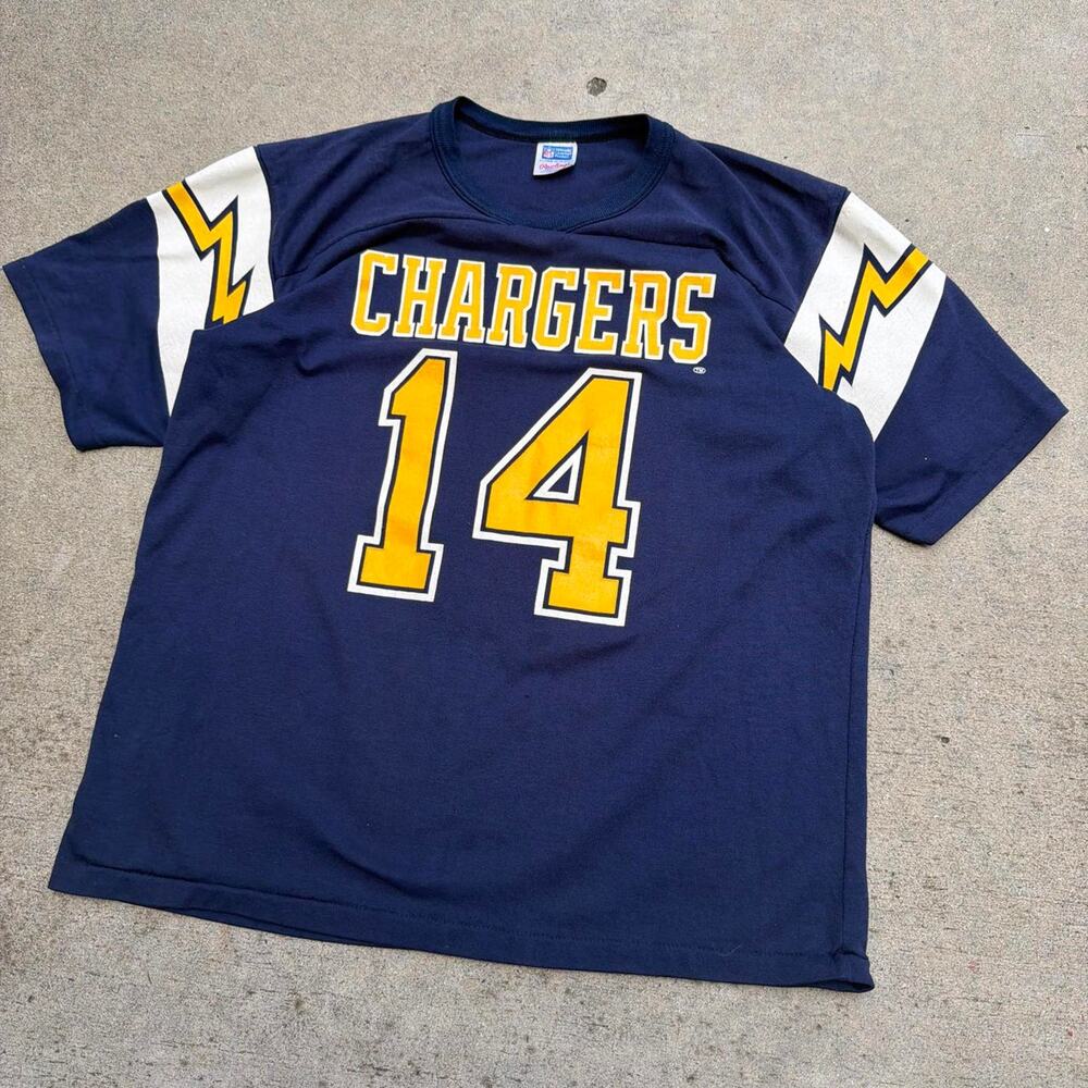 Vintage 80s san diego chargers T-shirt Jersey
